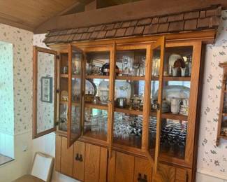Hand-made Original wall China Cabinet - another Must see