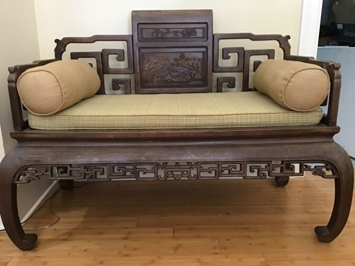 Stunning Asian  bench 