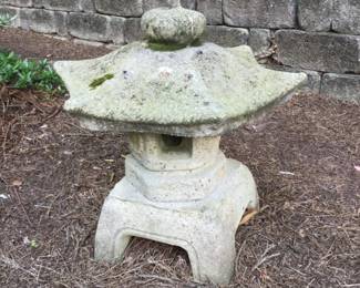 Concrete Asian decor