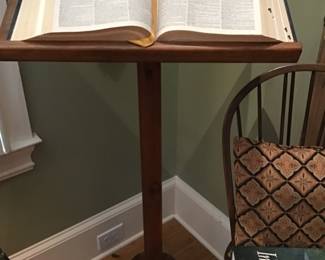 Wooden lectern