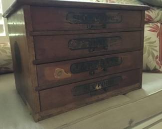 J&P Coats spool cabinet