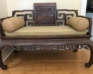 Stunning Asian bench