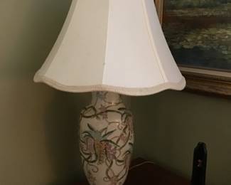 Pair of Asian lamps