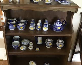 Blue and white chinoiserie style nick nacks