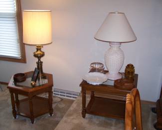 SMALL TABLES & LAMPS