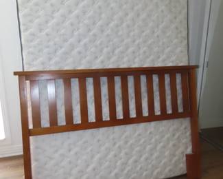 Queen size bed set and headboard.