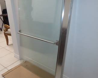 Shower doors.