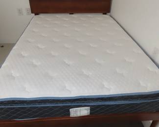 Full size bed set and headboard.