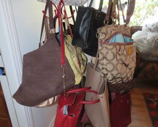 Designer bags/purses, Coach, Micheal Kors, leather bags, totes, luggage, sun glasses.