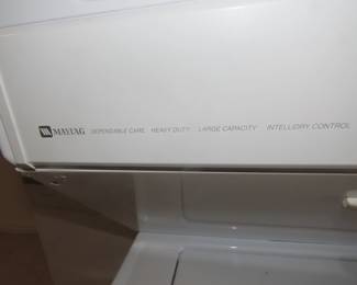 Maytag stacking washer and dryer (electric)
