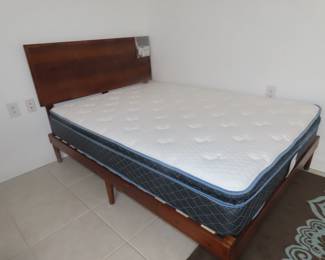 Full size bed set and headboard.