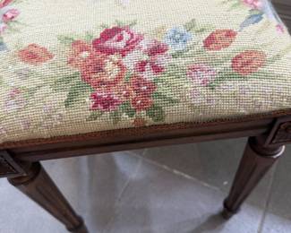 Needlepoint stool