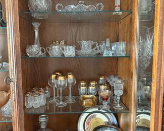Loads of beautiful glassware