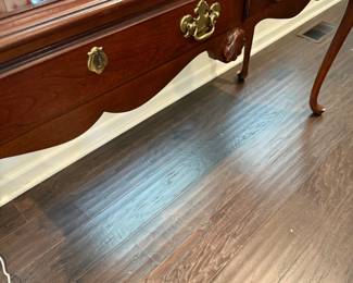 Beautiful mahogany console table