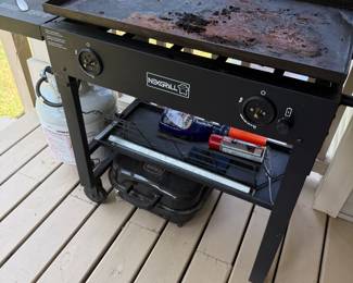 Outdoor griddle, small grill, and more