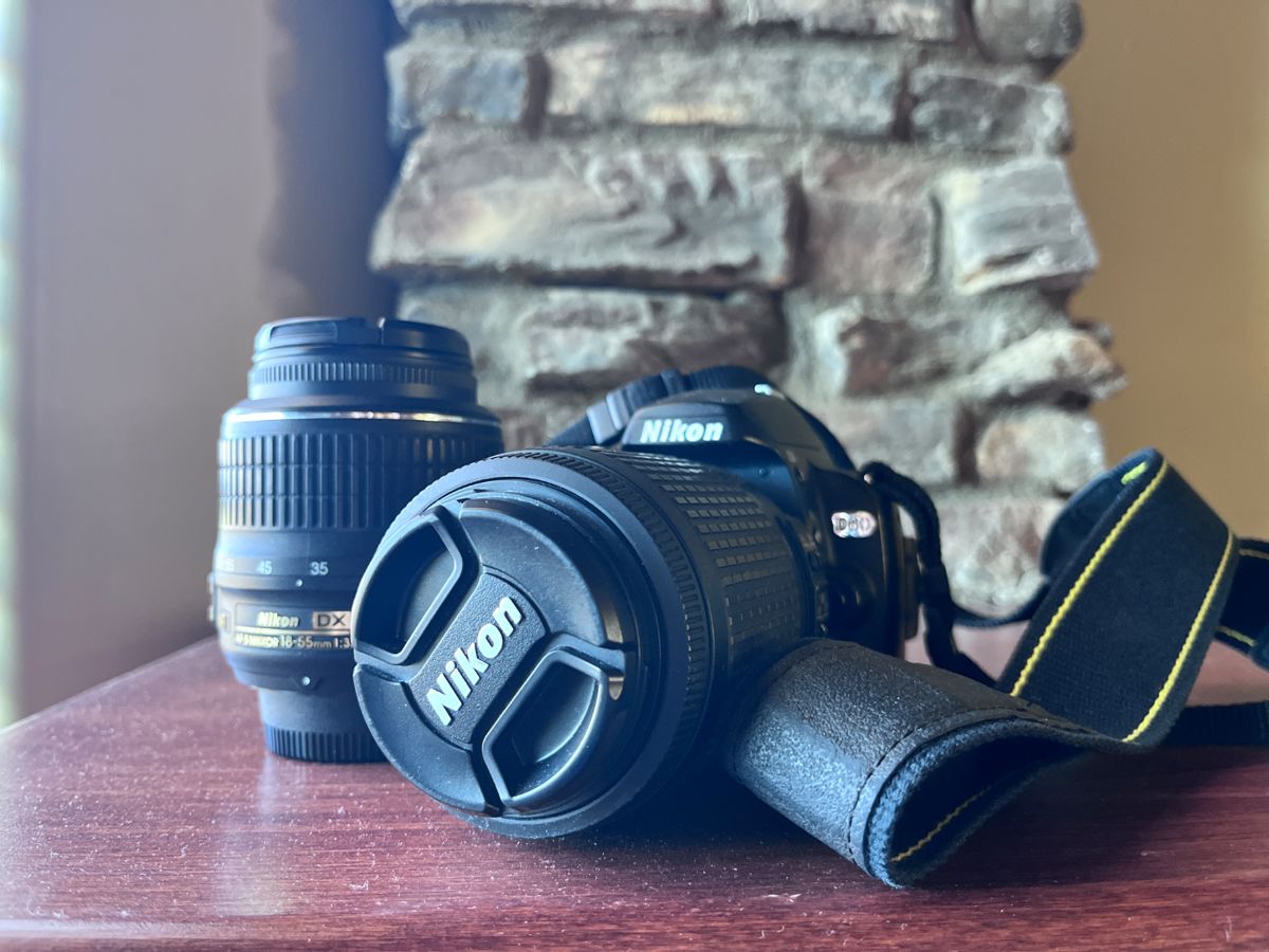 DSLR CAMERA BUNDLE: Nikon D60 DSLR Camera Bundle w/ 2 Lenses (18-55mm & 55-200mm VR)