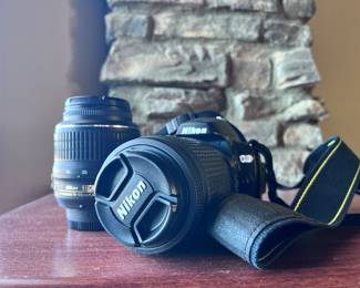 DSLR CAMERA BUNDLE: Nikon D60 DSLR Camera Bundle w/ 2 Lenses (18-55mm & 55-200mm VR)