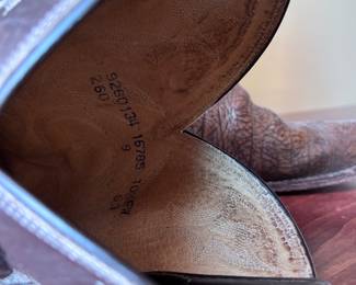 Dan Post Leather Cowboy Boots 