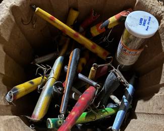 Vintage fishing lures