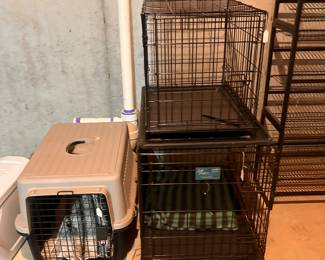Multiple dog crates