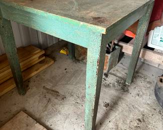 vintage table.