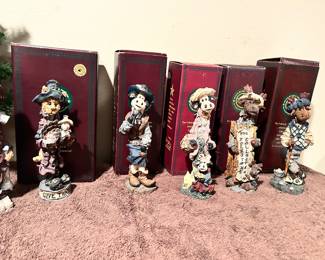 Boyd’s Bear & Friends The Folkstone collection - limited edition figurines.