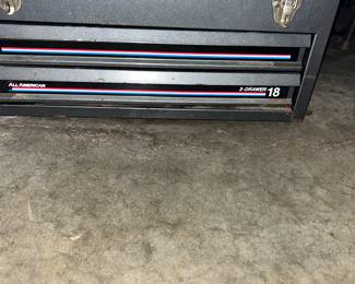 All American 18" 2 drawer toolbox