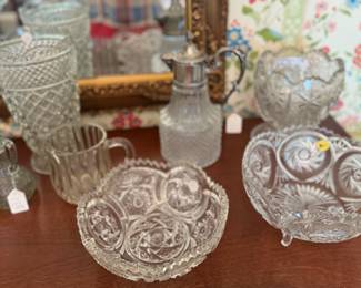 Beautiful collection of cut glass