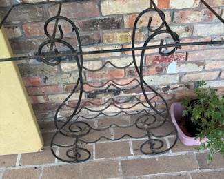 Outside wine table