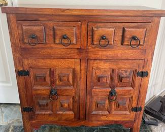Pier 1 Lion Head Storage Cabinet