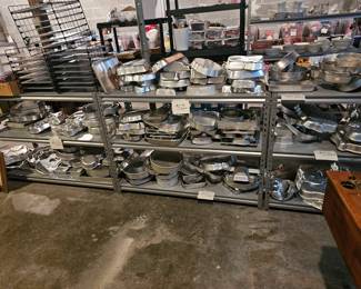 LARGE amount of figural baking pans
