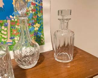 Collection of Crystal Decanters Baccarat