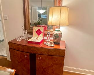Hickory White Contemporary Chest Server with pull out sides
