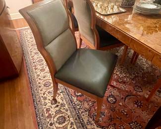 Hickory White Table and 8 Chairs