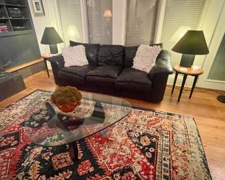 Contemporary Glass Top Coffee Table