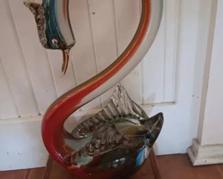 Large Murano Swan