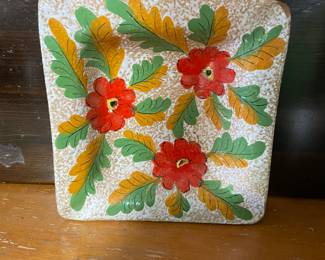 Hand painted dish