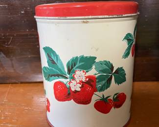 Strawberry’s tin can