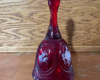 Fenton ruby red bell