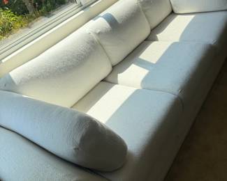 Beautiful off white nubby sofa