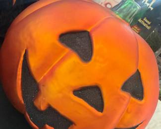 Vintage Glass Pumpkin - Giant Size!