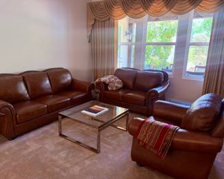Perfect condition leather furniture