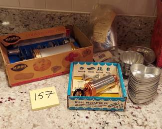 Vintage Cake Decorating Tools and molds