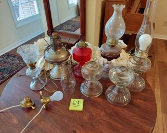 7 Kerosene Lamps