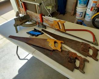 Miter Saw and hand saws