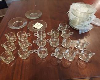 Luncheon plates and cups