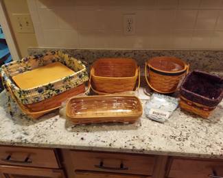 5 Longaberger Baskets