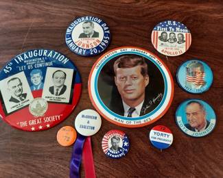 Democrat Vintage Campaign Buttons