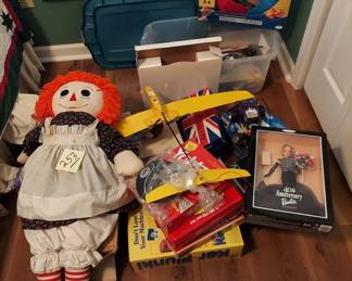 Toy Lot Raggedy Ann Barbie etc.