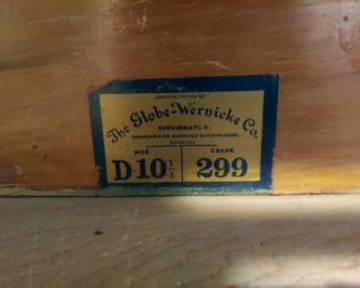 Section, Oak. Antique Globe Wernicke Barrister Bookcase 4 Section, Oak 34" W, 12" D, 56" H,